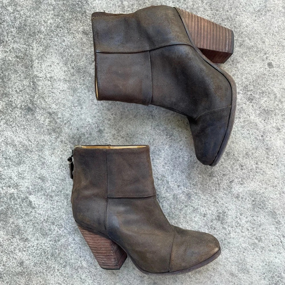 rag & bone Newbury ankle boots, size 36.5 - Picture 6 of 9